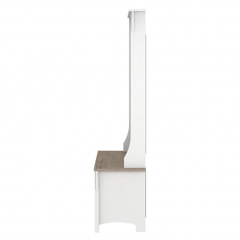 Porte-manteau d'entrée avec banc à chaussures