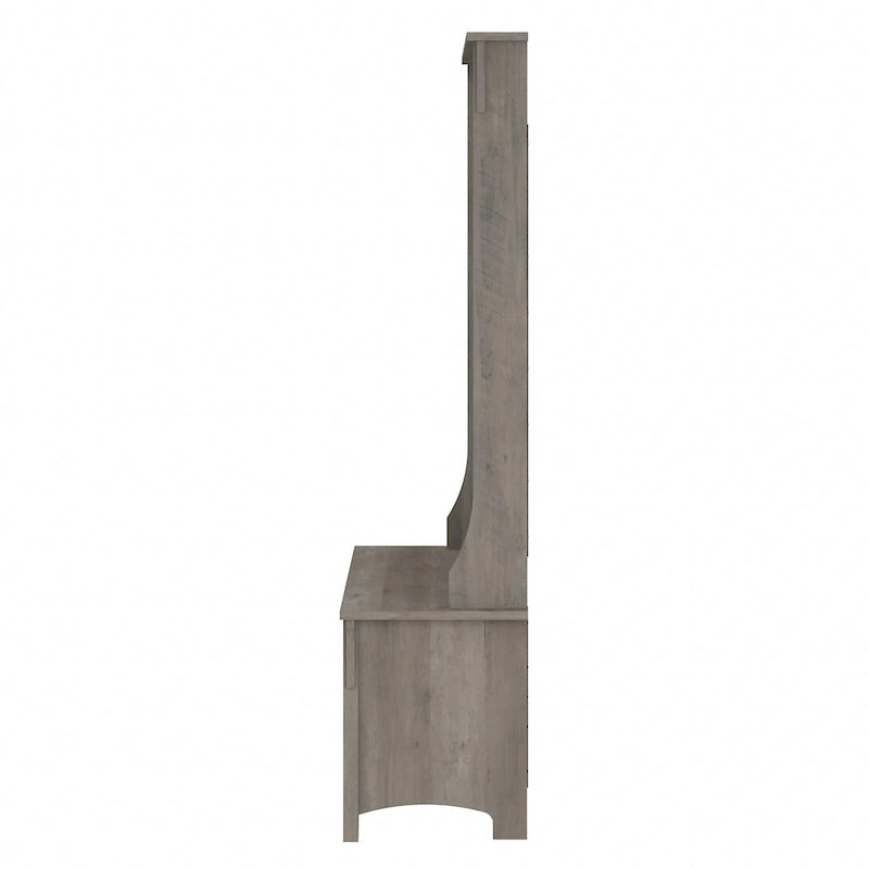 Porte-manteau d'entrée avec banc à chaussures