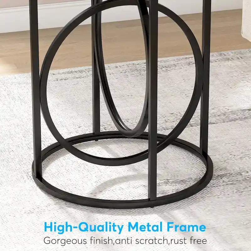 Table d'appoint de salon ronde moderne