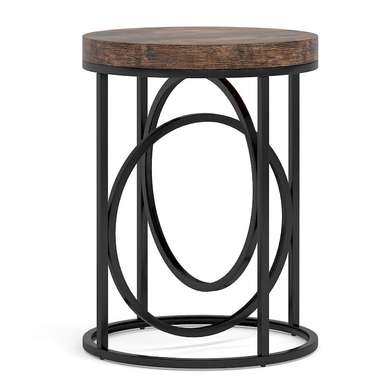 Table d'appoint de salon ronde moderne