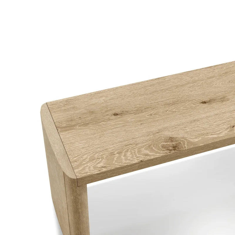 Banc de salle à manger en chêne moderne de 51 po