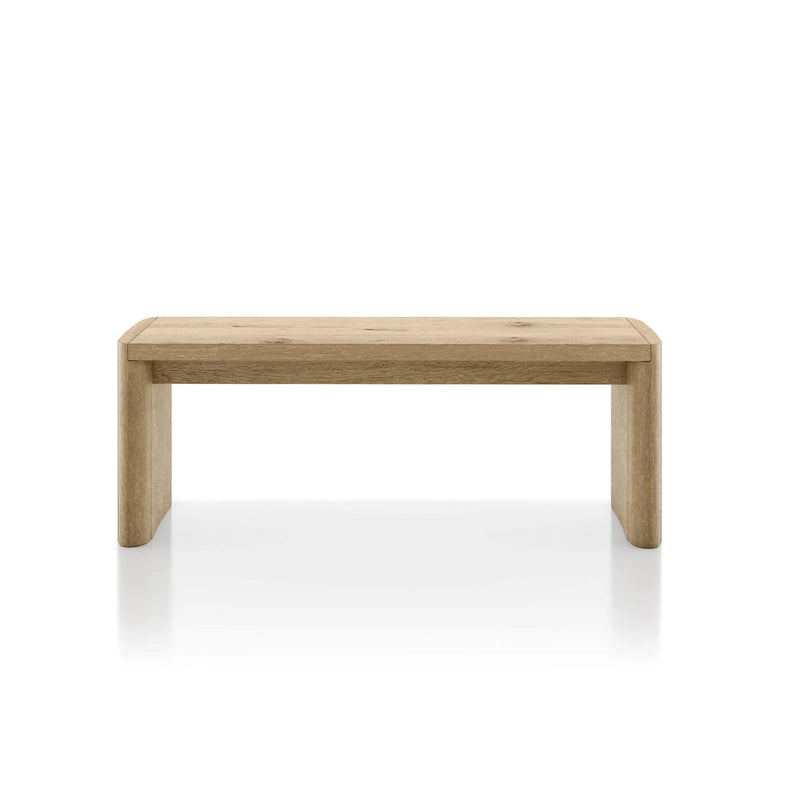 Banc de salle à manger en chêne moderne de 51 po