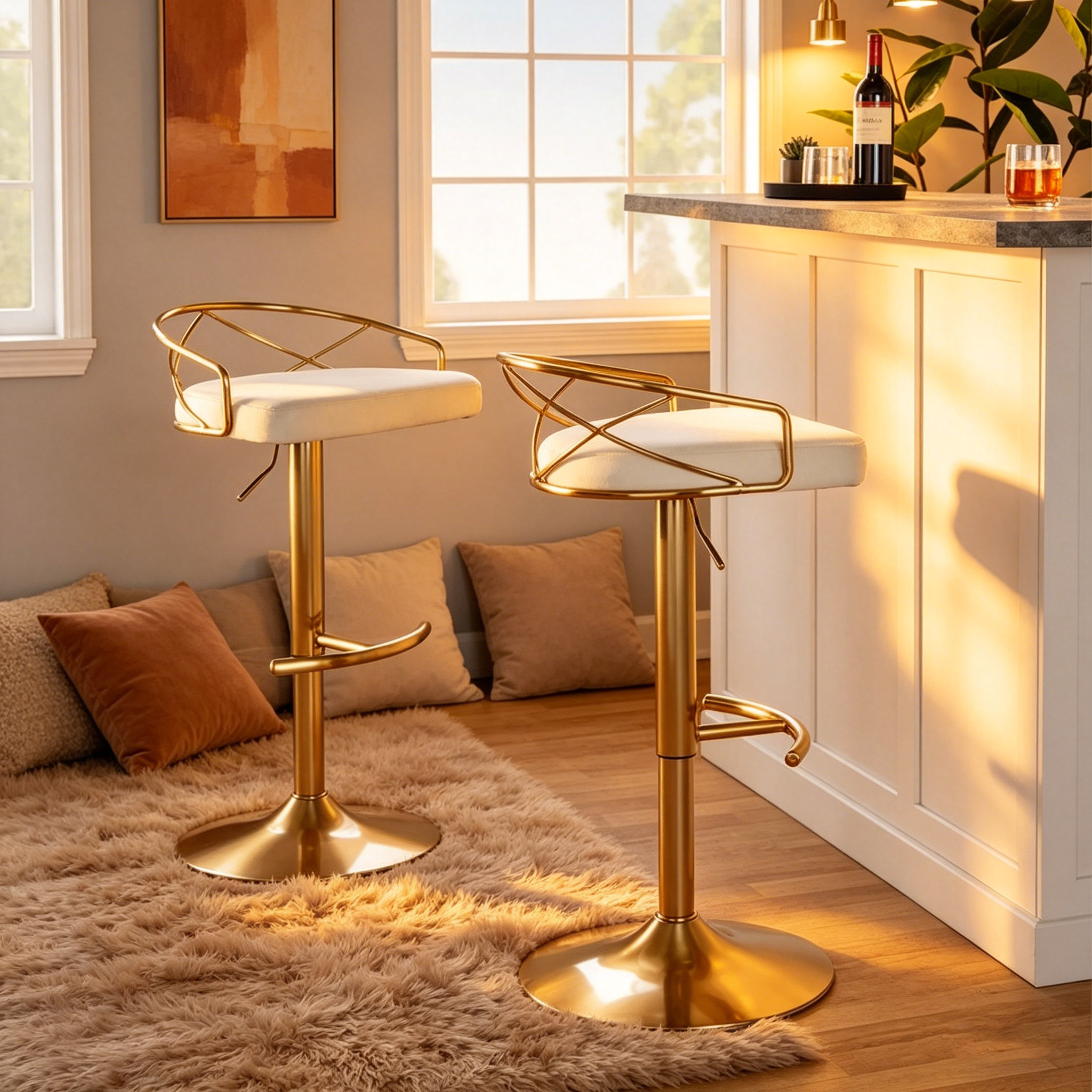 Tabouret de bar réglable Chic-Style