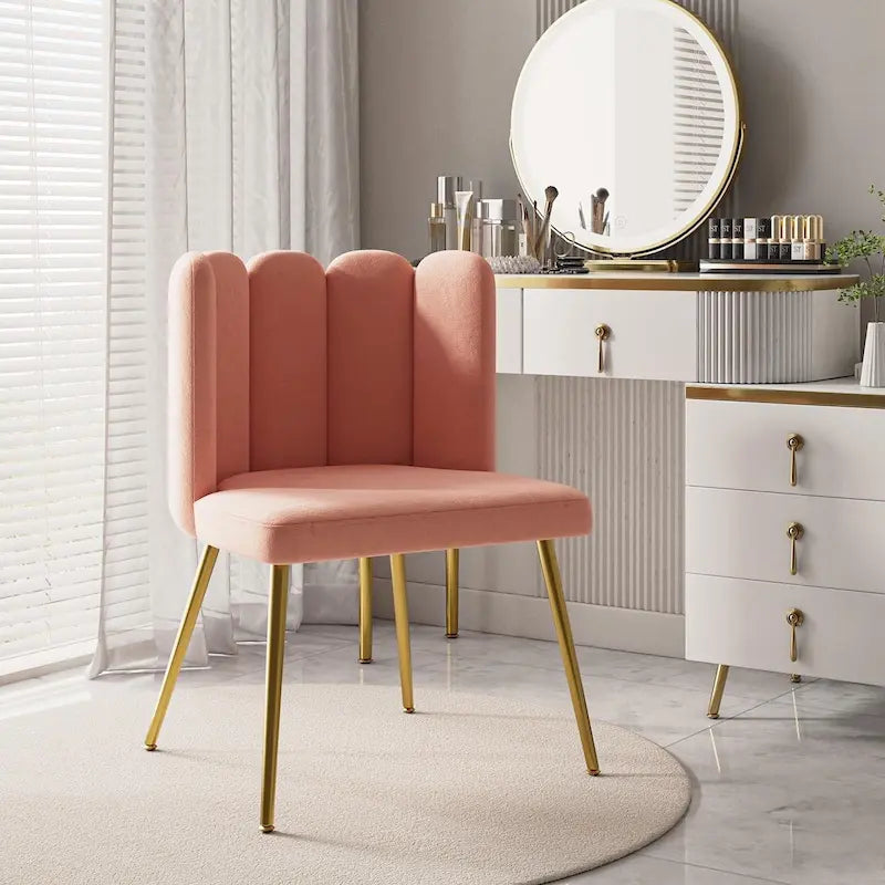 Chaise de salle à manger capitonnée