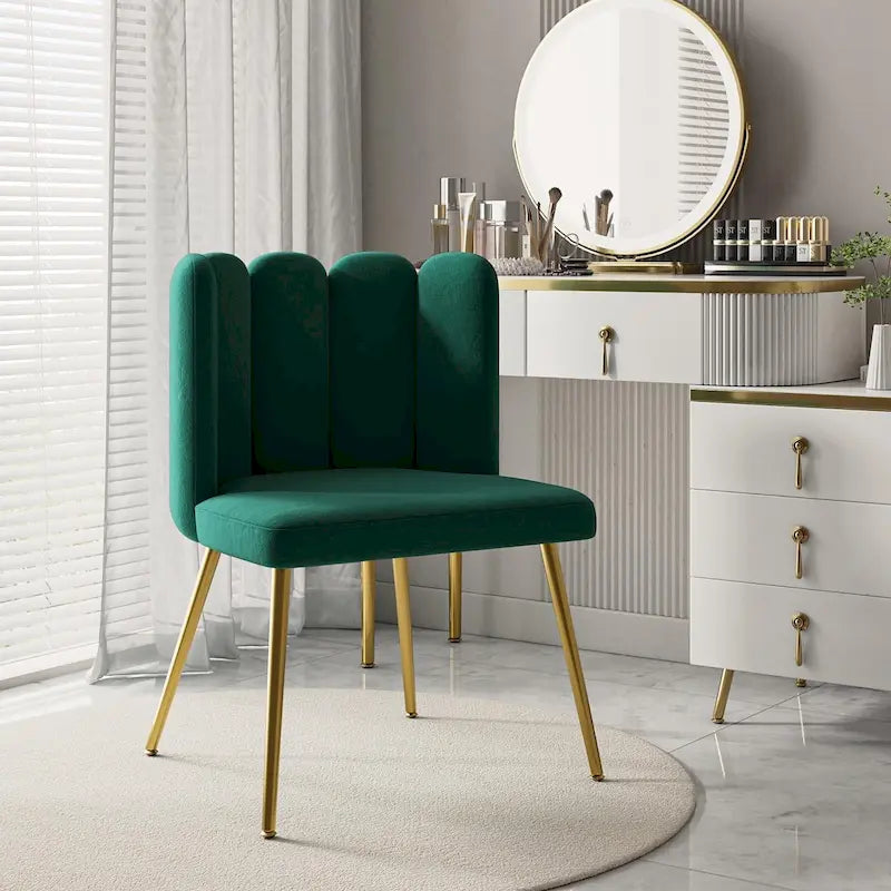 Chaise de salle à manger capitonnée
