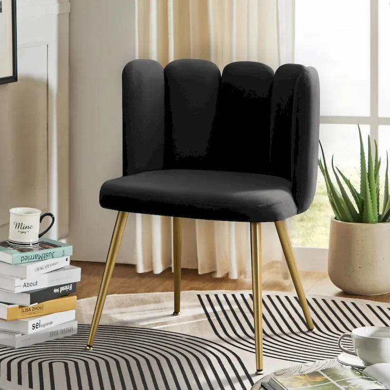 Chaise de salle à manger capitonnée