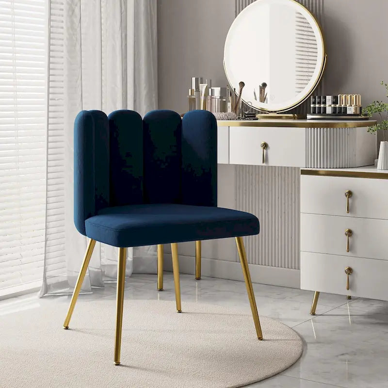 Chaise de salle à manger capitonnée