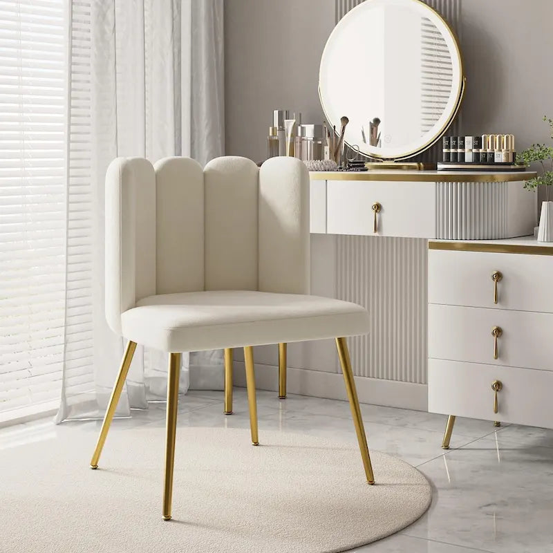 Chaise de salle à manger capitonnée