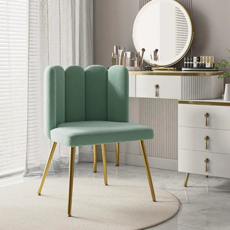Chaise de salle à manger capitonnée