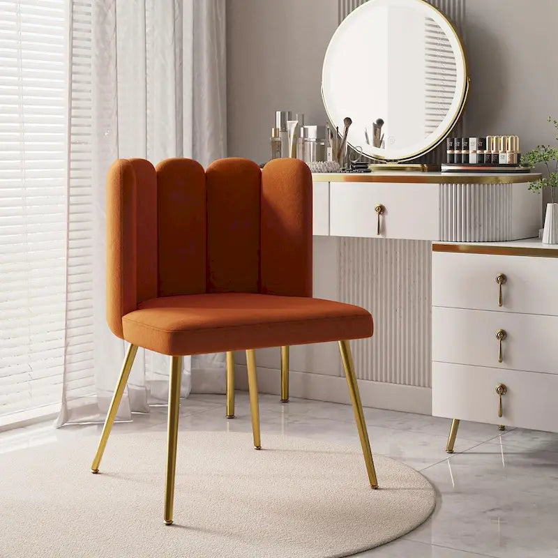 Chaise de salle à manger capitonnée