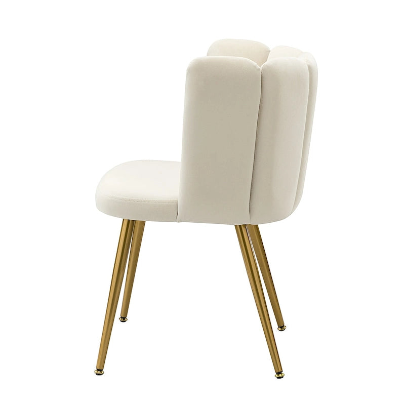 Chaise de salle à manger capitonnée