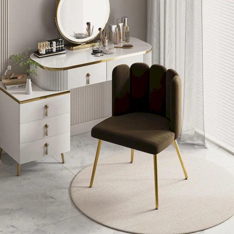 Chaise de salle à manger capitonnée