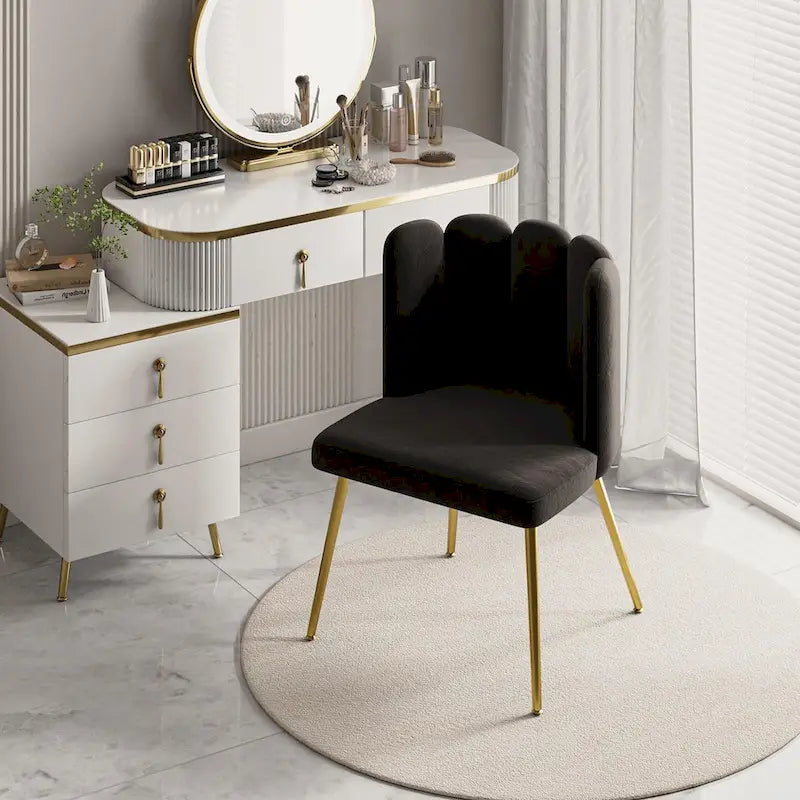 Chaise de salle à manger capitonnée