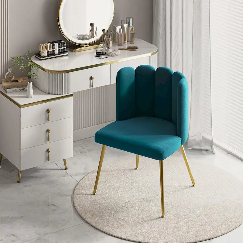 Chaise de salle à manger capitonnée
