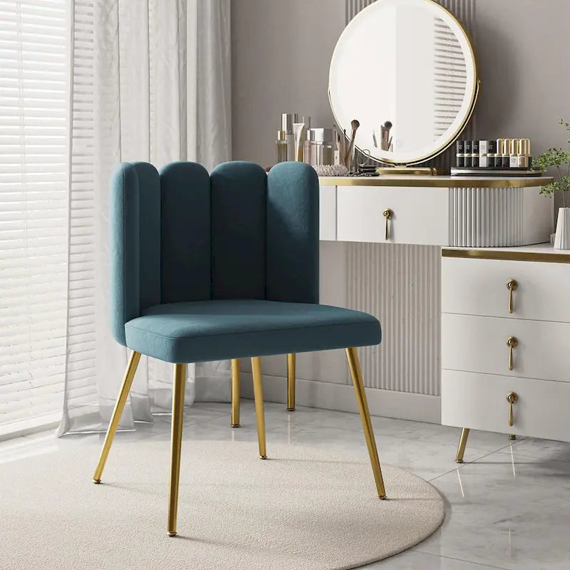 Chaise de salle à manger capitonnée