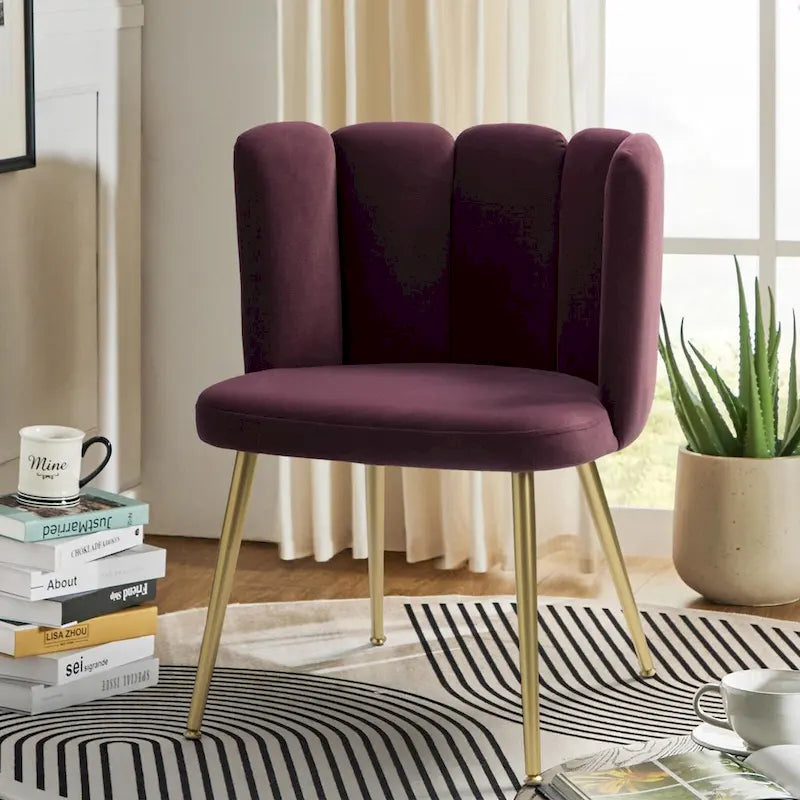 Chaise de salle à manger capitonnée