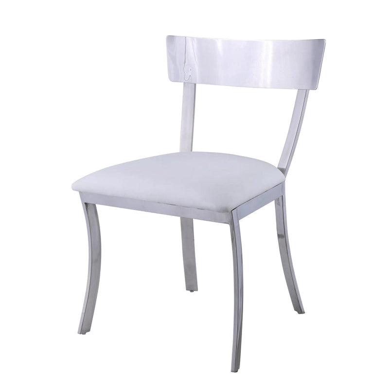 Chaise de salle à manger à dossier incurvé