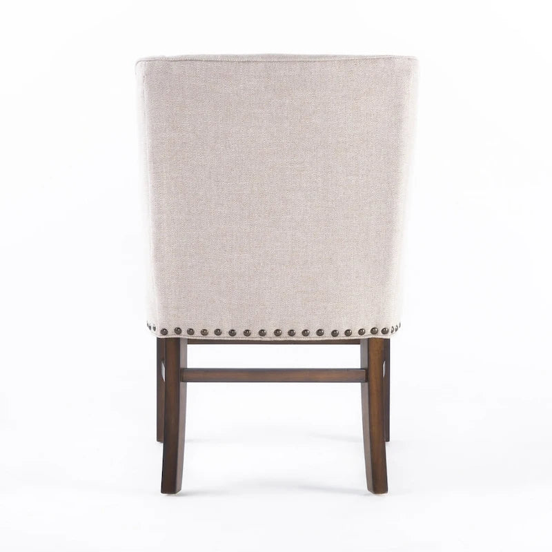 Chaise de salle à manger moderne tapissée
