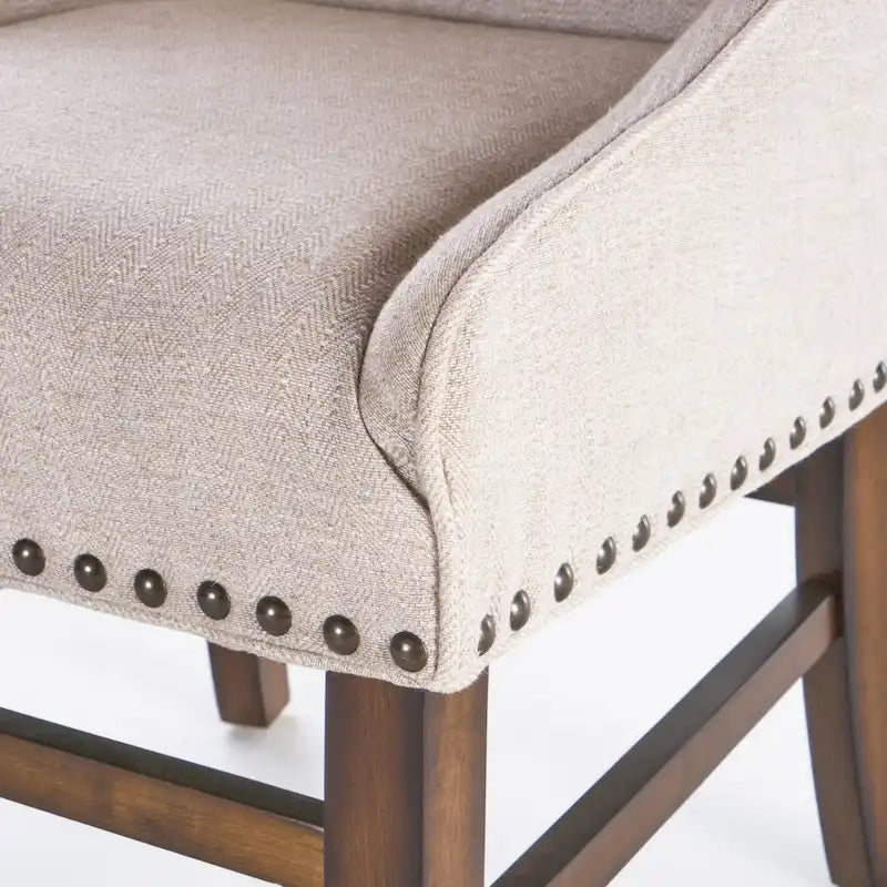 Chaise de salle à manger moderne tapissée