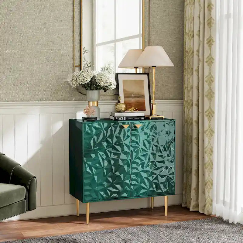 Meuble de rangement décoratif à deux portes