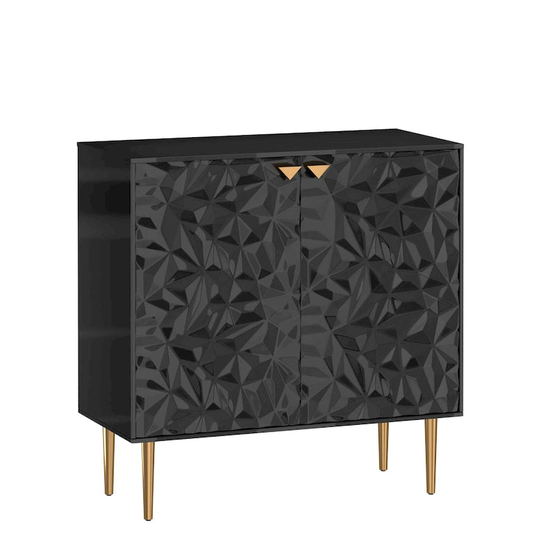 Meuble de rangement décoratif à deux portes