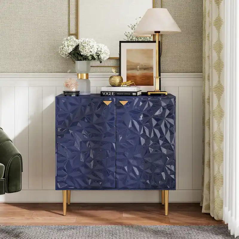 Meuble de rangement décoratif à deux portes