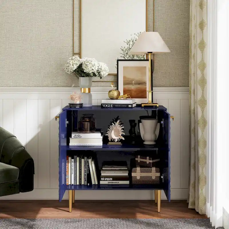 Meuble de rangement décoratif à deux portes