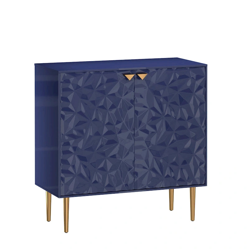 Meuble de rangement décoratif à deux portes
