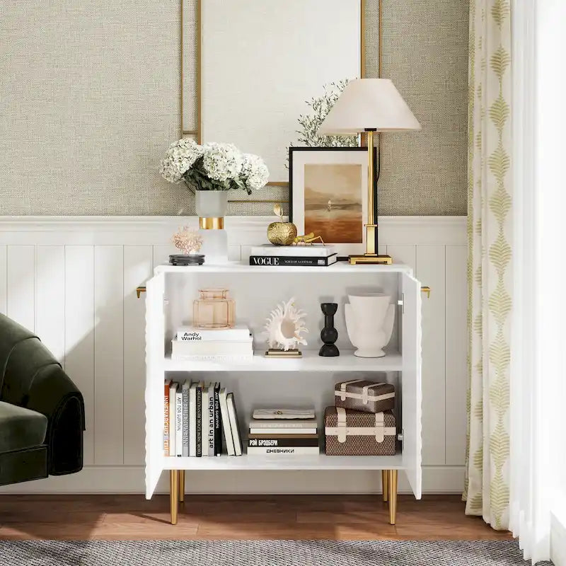 Meuble de rangement décoratif à deux portes