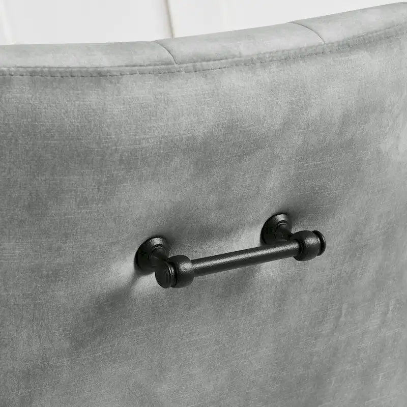 Fauteuil de relaxation rembourré avec pieds en métal