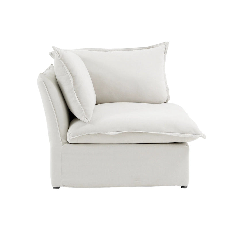 Canapé Tissu 123 — Canapé Minimaliste en Velours