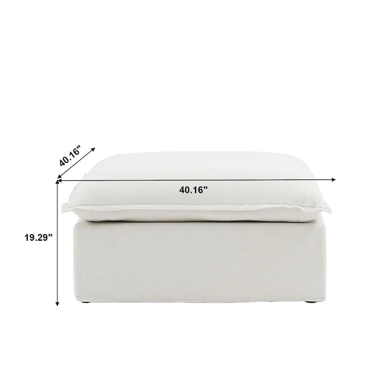 Canapé Tissu 123 — Canapé Minimaliste en Velours