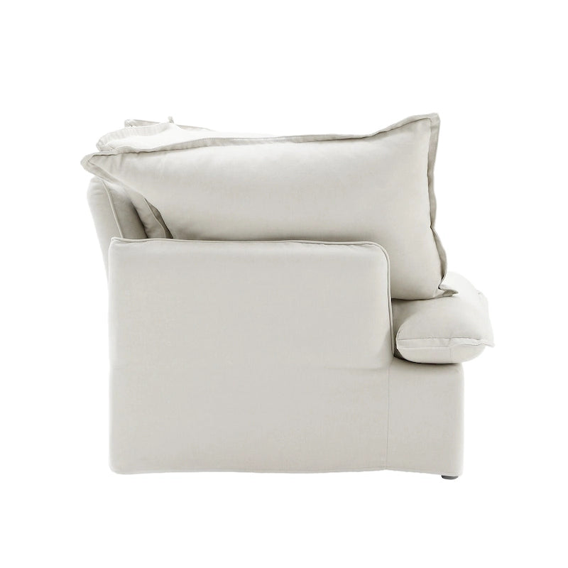 Canapé Tissu 123 — Canapé Minimaliste en Velours