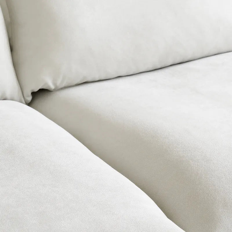 Canapé Tissu 123 — Canapé Minimaliste en Velours