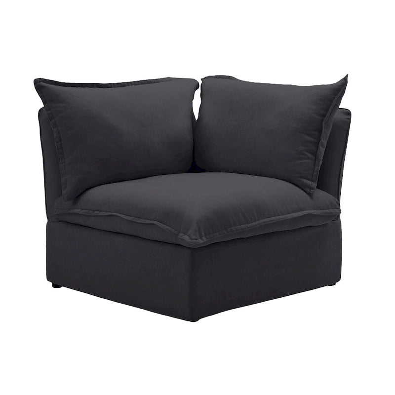 Canapé Tissu 123 — Canapé Minimaliste en Velours