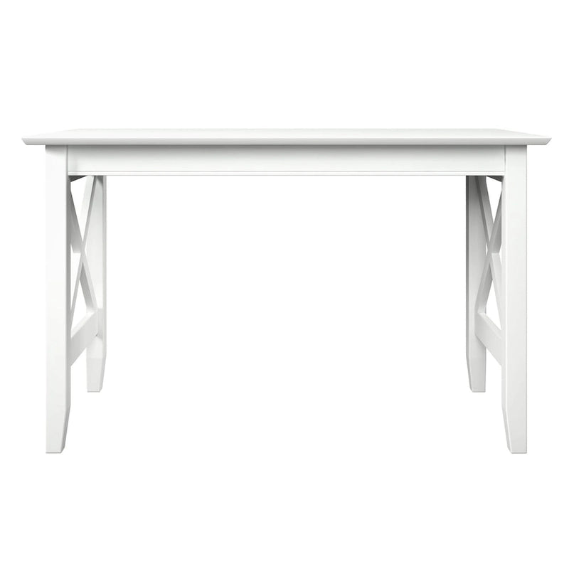 Bureau en bois massif X-Leg style rétro américain