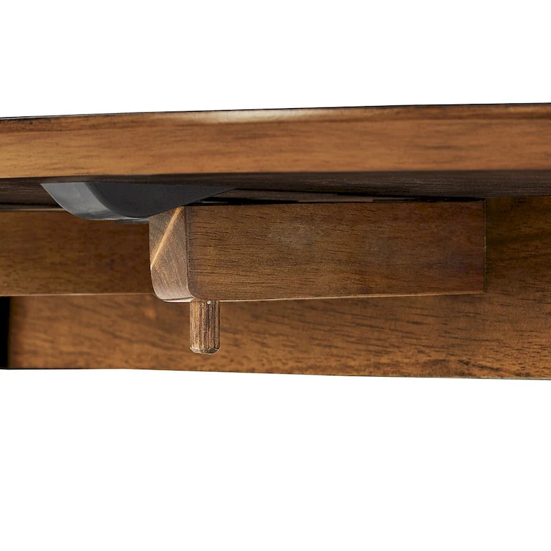 Table de salle à manger avec accents en rotin — 91 cm