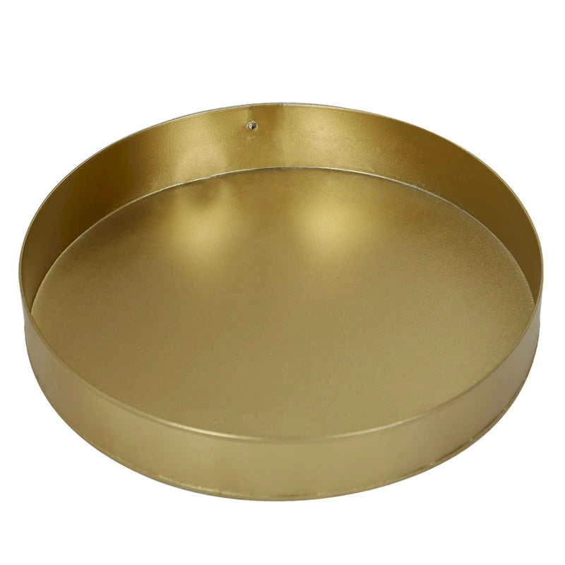 Table d'appoint multifonctionnelle — Étagère de rangement et organisateur en métal / Porte-parapluies d'entrée — Dimensions : 9,25 x 9,25 x 18,78