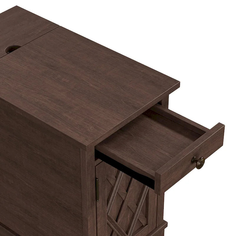 Table d'appoint de chargement avec rangement